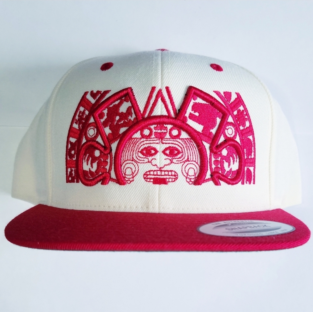 Gorra tipo Snapback con uno de nuestros lindos diseño Mexicano,Calendario Azteca